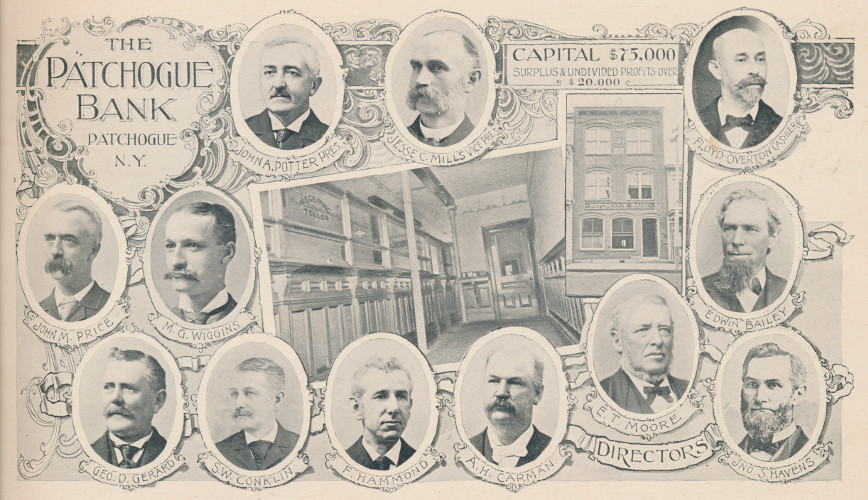 Old Bank, New Bank: Patchogue Treasure and Treasurers, 1884