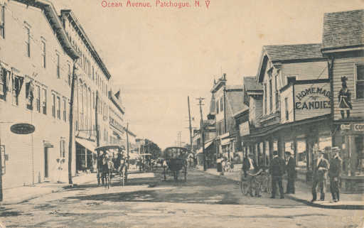 View Down South Ocean Avenue, Circa 1910